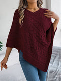 Casual Solid Color Twist Pongee Sweater Coat