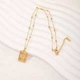 CLASSIC EVIL EYE ZIRCON PENDANT STAINLESS STEEL_CWMM8885