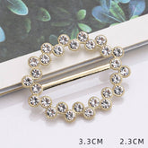 OVAL DIAMOND BORDER SCARF RING WITH NO UPKEEP_CWMM2127