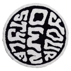THICK ROUND WABI SABI RUG FOR BEDROOM CHAIR_CWMM7326