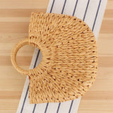 CUTE FUR BALL PORTABLE STRAW BAG_CWAB2101