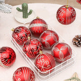 8CM PAINTED ELECTROPLATED CHRISTMAS BALL ORNAMENT_CWMM9865