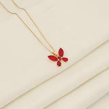 STYLISH BUTTERFLY COLLARBONE CHAIN NECKLACE_CWAHA0875
