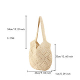 BEACH BAGS TOTES WITH MESH WITH DRAWSTRING LINING_CWAB4665