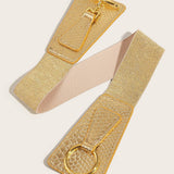 Cwabe0563_Solid Color Multi Functional Elastic Belt