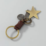 CREATIVE FIVE POINTED STAR PENDANT KEYCHAIN_CWMM4764
