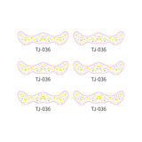 METALLIC FRECKLE FACE TATTOO STICKERS GOLD SILVER_CWMM8364