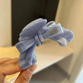 FRENCH ARCH HAIR CLAW BOW ACETATE CLIP_CWAHA2649