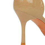 Women Metal Rhinestone Buckle High Heels