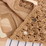 FAN FLOWER PORTABLE HOLLOW STRAW BAG_CWAB2121