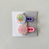 CHILDRENS NEW GEOMETRIC COLOR MATCHING HAIRPIN_CWAHA1813