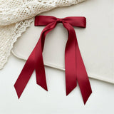 DOUBLE LAYER BOW RIBBON TASSEL HAIR ACCESSORIES_CWAHA4161