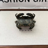 CRAB ACETATE HAIR CLAW CUTE MEDIUM DUCKBILL CLIP_CWAHA5773