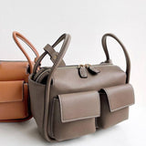 Litchi Patterned Pu Soft Leather Messenger Bag_Cwab1940