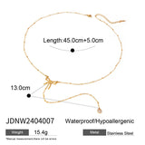 DIAMOND TASSEL PENDANT Y SHAPED LUXURY NECKLACE_CWAJE1888