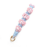 DAISY WRIST STRAP NORDIC WOVEN KEYCHAIN PENDANT_CWAB5023