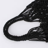 TASSEL HOLLOW COTTON ROPE HAND WOVEN BAG_CWAB4690