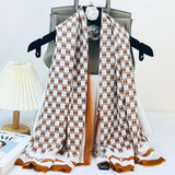 LETTER PRINT SCARF CHIC WINTER WRAP GIFT SHAWL_CWASC0912