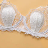 THIN LACE UNDERWEAR WITH RIMS BRA_CWMU0140