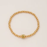 BEAD BIRTHSTONE BRACELET DECEMBER ZIRCON CHARM_CWMM6959