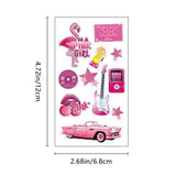 PINK PARTY GIRL TATTOOS CHIC BIRTHDAY STYLE_CWMM8239