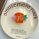 SWEET FRUIT CLAW CLIP CARROT APPLE PEAR HAIRPIN_CWAHA5909