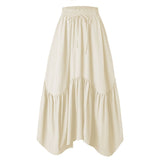 Wave Tie Adjustable Skirt Long Swing Skirt_Cwbss0417