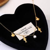 SUMMER BEACH STYLE SHELL PEARL CLAVICLE NECKLACE_CWMM5713