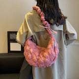 LARGE L SIZE DUMPLING CLOUD SHOULDER BAG_CUAB00478