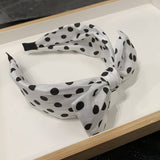 FRENCH STYLE BIG BOW DOT SIMPLE HEADBAND_CWAHA2558