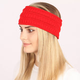 Women Solid Color Curled Headband