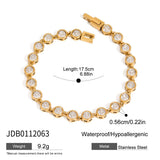 18K GOLD SNAKE BANGLE IN STAINLESS STEEL_CWAJE4646