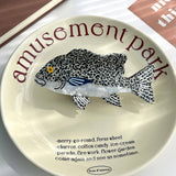 GROUPER FISH HAIR CLAW OCEAN STYLE ACETATE CLIP_CWAHA5789