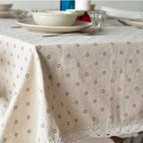 LACE DETAILED MULTI PATTERN TABLECLOTH_CWMM0017