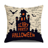 FUNNY LETTER PRINT HALLOWEEN PILLOWCASE_CWMM1349
