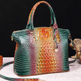 CLASSY CROCODILE PATTERN TOP HANDLE BAG_CWAB0572