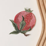 LYCHEE POMEGRANATE EMBROIDERED PATCH FOR REPAIR_CWMM5927