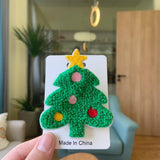 CLOTH PATCH EMBROIDERY LABEL PIN CHRISTMAS SET_CWMM2706