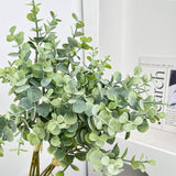 5 BRANCH EUCALYPTUS MONEY LEAVES ARTIFICIAL PLANT_CWMM6475