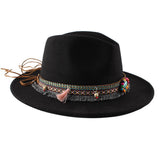 Women Retro Warm Felt Hat Jazz Hat_Cwah0753