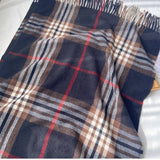 PLAID SCARF WARM FRINGE WINTER WRAP_CWASC1467