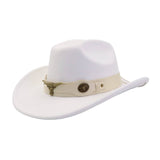 Unisex Wool Fedora Jazz Hat Western Ethnic Style_Cwah04427