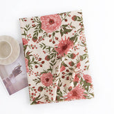 FLORAL PRINT LONG FAUX CASHMERE SCARF WARM SHAWL_CWASC0441