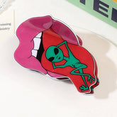 HALLOWEEN ALIEN ACRYLIC HAIR CLAW SPOOKY CLIP_CWAHA1633