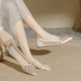 LIGHT RHINESTONE POINTED TOE FLATS_CWSHS0705