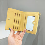 SIMPLE SOLID COLOR LACE HOLLOW WALLET_CWAB2564