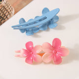 GRADIENT FLOWER HAIR CLIP DUCKBILL UPDO ACCESSORY_CWMM4988