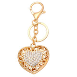 HEART SHAPED DIAMOND KEYCHAIN SPARKLES WITH LIGHT_CWAJE0950