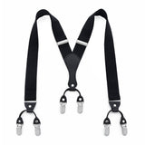 3 5CM BLACK SOLID COLOR SUSPENDER CLIP_CWMM1102
