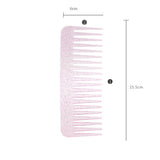 Transparent Fine-Toothed Colorful Glitter Comb_Cwmm0929